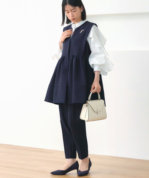 RUIRUE BOUTIQUE（ルイルエブティック）の「ペプラム ジレ ＆ フリル 