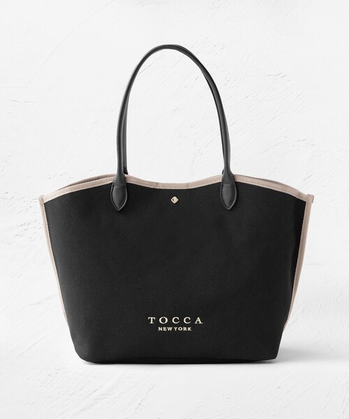 TOCCA(トッカ)の「ET JOUR CANVASTOTE キャンバストートバッグ(トートバッグ・レディース・アイボリー系/ブラック系・F)」の14枚目の写真