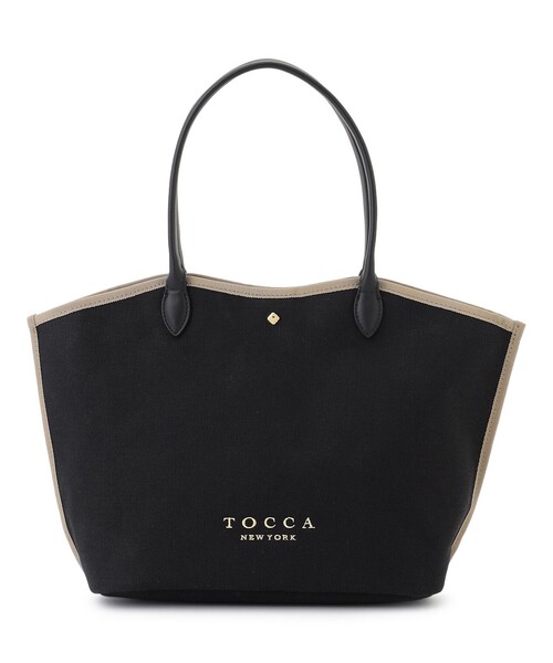 TOCCA(トッカ)の「ET JOUR CANVASTOTE キャンバストートバッグ(トートバッグ・レディース・アイボリー系/ブラック系・F)」の10枚目の写真