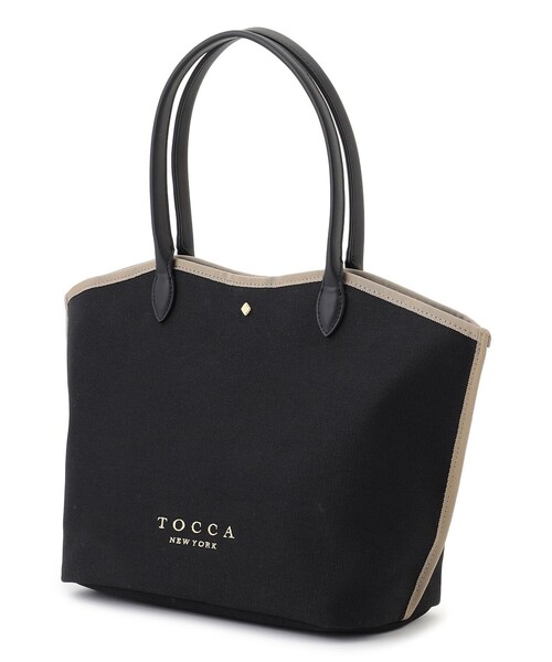 TOCCA(トッカ)の「ET JOUR CANVASTOTE キャンバストートバッグ(トートバッグ・レディース・アイボリー系/ブラック系・F)」の8枚目の写真