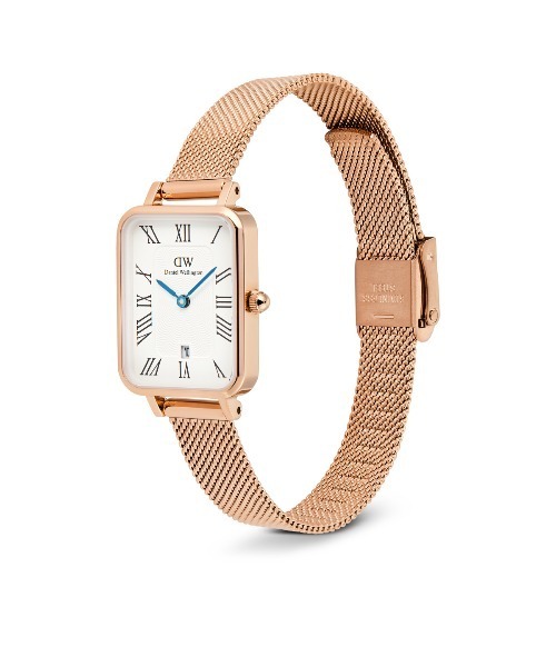 Daniel Wellington(ダニエルウェリントン)の「Roman Quadro 20x26 Numerals Date Melrose レーディス腕時計 ローズゴールド/シルバ(アナログ腕時計・レディース・ピンクゴールド・ONESIZE)」の10枚目の写真