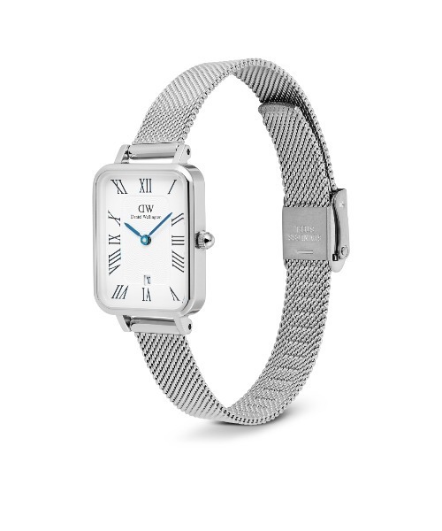 Daniel Wellington(ダニエルウェリントン)の「Roman Quadro 20x26 Numerals Date Melrose レーディス腕時計 ローズゴールド/シルバ(アナログ腕時計・レディース・ピンクゴールド・ONESIZE)」の7枚目の写真