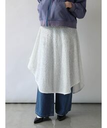 SEQUINS FRINGE WRAP SKIRT