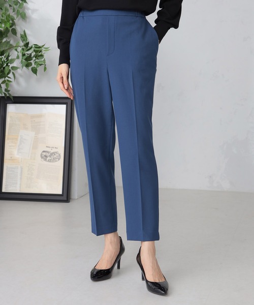 GALLORIA（ギャローリア）の「【キレメクパンツ】2WAYストレッチ　テーパードパンツ（その他パンツ・レディース・モカ/ネイビー/グレー/ブルー・S/M/L/LL）」の4枚目の写真