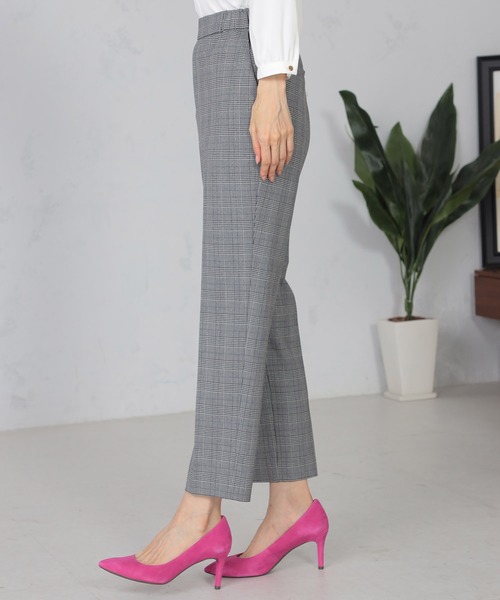 GALLORIA（ギャローリア）の「【キレメクパンツ】2WAYストレッチ　テーパードパンツ（その他パンツ・レディース・モカ/ネイビー/グレー/ブルー・S/M/L/LL）」の5枚目の写真