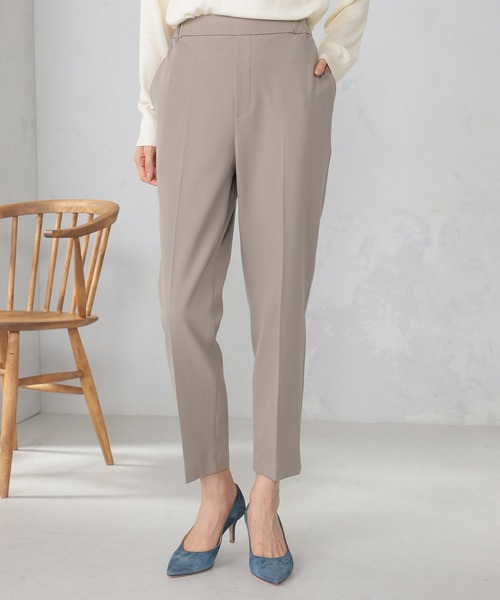 GALLORIA（ギャローリア）の「【キレメクパンツ】2WAYストレッチ　テーパードパンツ（その他パンツ・レディース・モカ/ネイビー/グレー/ブルー・S/M/L/LL）」の10枚目の写真