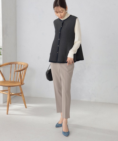 GALLORIA（ギャローリア）の「【キレメクパンツ】2WAYストレッチ　テーパードパンツ（その他パンツ・レディース・モカ/ネイビー/グレー/ブルー・S/M/L/LL）」の12枚目の写真