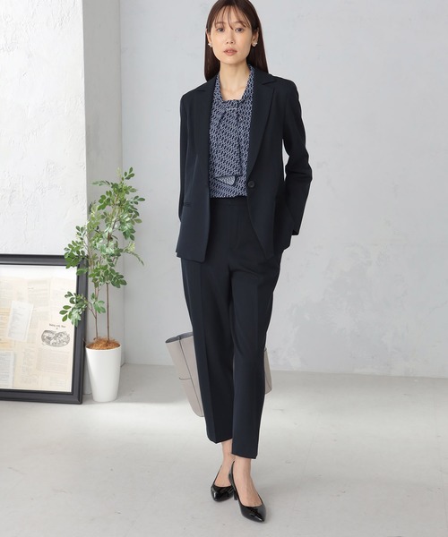 GALLORIA（ギャローリア）の「【キレメクパンツ】2WAYストレッチ　テーパードパンツ（その他パンツ・レディース・モカ/ネイビー/グレー/ブルー・S/M/L/LL）」の13枚目の写真