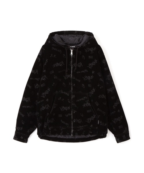 FLOCKING DENIM ACTIVE PARKA / フロッキング デニム アクティブ