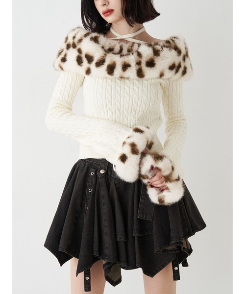 pomiii ニット ファードッキングニット pomiii（ポミー）の「ファードッキングニット（ニット/セーター