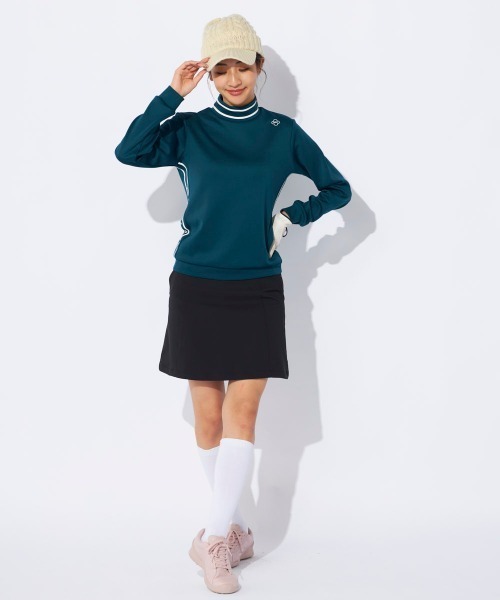 marie claire（マリ・クレール）の「【marieclaire/マリクレール】レディーススカート/ストレッチ・保温／キュロットタイプ/インナーパンツ付き/ゴルフ（スカート・レディース・グリーン系その他/ブラック・LARGE/X-LARGE/MEDIUM）」の9枚目の写真