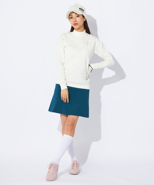 marie claire（マリ・クレール）の「【marieclaire/マリクレール】レディーススカート/ストレッチ・保温／キュロットタイプ/インナーパンツ付き/ゴルフ（スカート・レディース・グリーン系その他/ブラック・LARGE/X-LARGE/MEDIUM）」の13枚目の写真