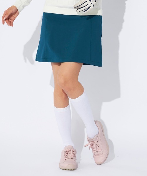 marie claire（マリ・クレール）の「【marieclaire/マリクレール】レディーススカート/ストレッチ・保温／キュロットタイプ/インナーパンツ付き/ゴルフ（スカート・レディース・グリーン系その他/ブラック・LARGE/X-LARGE/MEDIUM）」の15枚目の写真