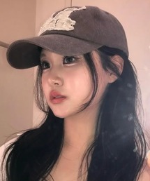 MUCENT（ムセント）の「◇MUCENT◇ブランド直輸入正規品 MUCENT ヴィンテージウォッシングアップリケボールキャップ MUCENT VINTAGE WASHING APPLIQUE BALL CAP（キャップ）」