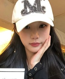 MUCENT（ムセント）の「◇MUCENT◇ブランド直輸入正規品 MUCENT ヴィンテージウォッシングアップリケボールキャップ MUCENT VINTAGE WASHING APPLIQUE BALL CAP（キャップ）」