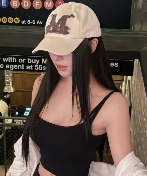 MUCENT(ムセント)の「◇MUCENT◇ブランド直輸入正規品/MUCENT ヴィンテージウォッシングアップリケボールキャップ MUCENT VINTAGE WASHING APPLIQUE BALL CAP(キャップ・レディース・ベージュ/ブラック系その他2/カーキ/グレー/アッシュグレー/ブラック系その他/ピンク/ホワイト/レッド/ネイビー/ブラック系その他3/ブラウン系その他・FREE)」の14枚目の写真