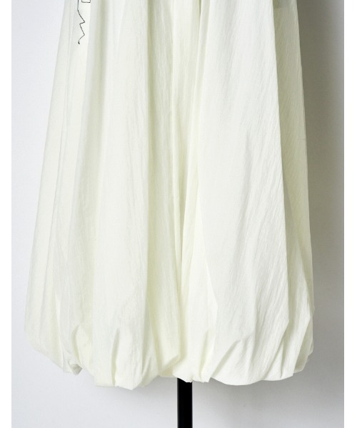 RUMCHE(ラムシェ)の「Stitch Balloon Skirt / ステッチバルーンスカート(スカート・レディース・ホワイト/ブラック・FREE)」の21枚目の写真