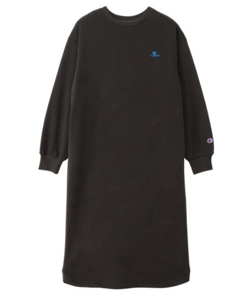 Champion（チャンピオン）の「チャンピオン  SWEAT ONEPIECE DRESS_（ワンピース・レディース・チャコールグレー/ダークブルー/ホワイト・M/L）」の3枚目の写真