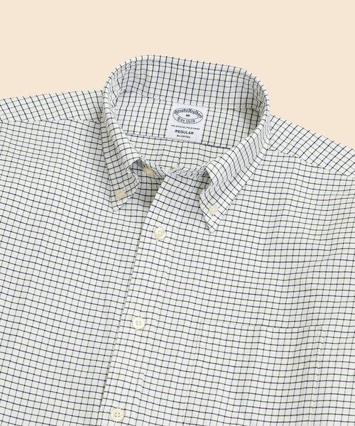BROOKS BROTHERS(ブルックスブラザーズ)の「コットン タッターソール カジュアルシャツ Regular Fit(シャツ/ブラウス・メンズ・グリーン/パープル/ブルー・SMALL/X-LARGE/LARGE/MEDIUM)」の4枚目の写真