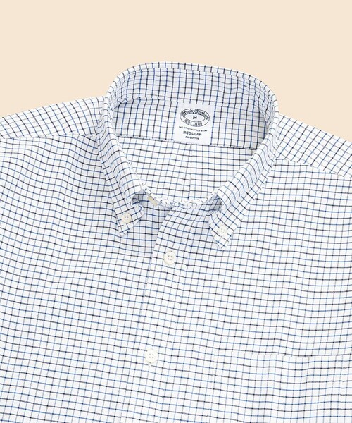 BROOKS BROTHERS(ブルックスブラザーズ)の「コットン タッターソール カジュアルシャツ Regular Fit(シャツ/ブラウス・メンズ・グリーン/パープル/ブルー・SMALL/X-LARGE/LARGE/MEDIUM)」の6枚目の写真