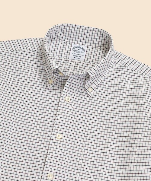 BROOKS BROTHERS(ブルックスブラザーズ)の「コットン タッターソール カジュアルシャツ Regular Fit(シャツ/ブラウス・メンズ・グリーン/パープル/ブルー・SMALL/X-LARGE/LARGE/MEDIUM)」の8枚目の写真