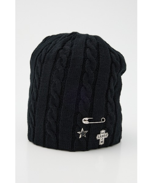 BROOCH POINT KNIT キャップ（ニットキャップ/ビーニー）｜LAGUA GEM