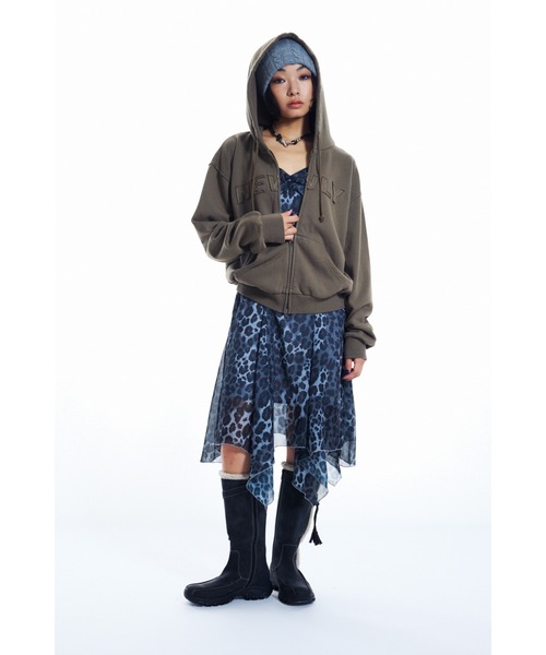 LAGUA GEM(ラグアジェム)の「BROOCH POINT KNIT キャップ(ニットキャップ/ビーニー・レディース・ブラック/グレー・FREE)」の21枚目の写真