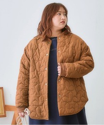 SMILE LAND（スマイルランド）の「＜大きいサイズ＞星柄キルティングアウター（ダウンジャケット/コート）」