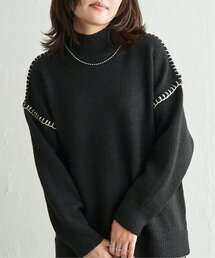 VENCEEXCHANGE（ヴァンスエクスチェンジ）の「配色ハンドステッチプルオーバー（ニット/セーター）」