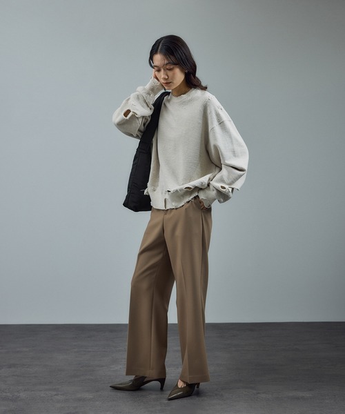 SALON adam et rope'（サロン アダム エ ロペ）の「【WEB限定】軽量パフナイロンワンハンドルトート / A4対応（トートバッグ・レディース・ブラック/ベージュ系その他・FREE）」の12枚目の写真