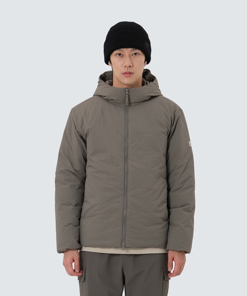 Snow Peak(スノーピーク)の「Snow Peak / Land Hood LW Down Jacket ランドフード LW ダウンジャケット(ダウンジャケット/コート・メンズ・ダークカーキ/ライトグレー/ブラック・M/L/XL/2XL)」の3枚目の写真