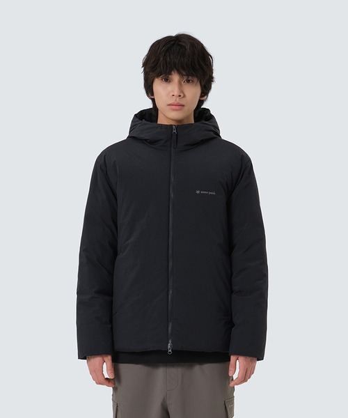 Snow Peak(スノーピーク)の「Snow Peak / Land Hood LW Down Jacket ランドフード LW ダウンジャケット(ダウンジャケット/コート・メンズ・ダークカーキ/ライトグレー/ブラック・M/L/XL/2XL)」の2枚目の写真