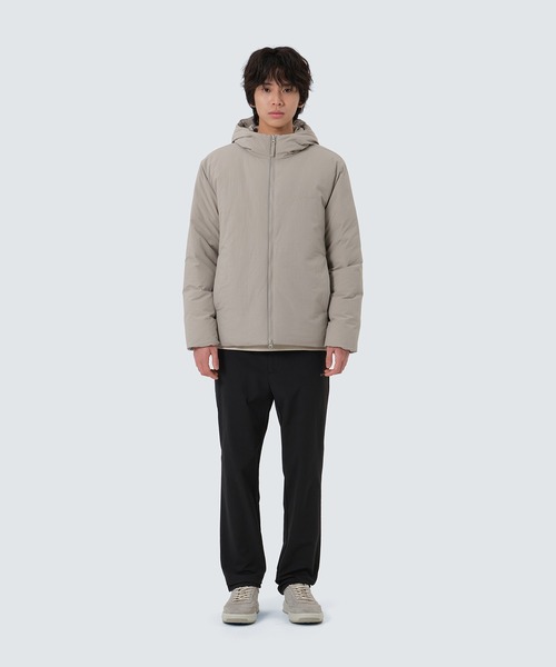Snow Peak(スノーピーク)の「Snow Peak / Land Hood LW Down Jacket ランドフード LW ダウンジャケット(ダウンジャケット/コート・メンズ・ダークカーキ/ライトグレー/ブラック・M/L/XL/2XL)」の9枚目の写真