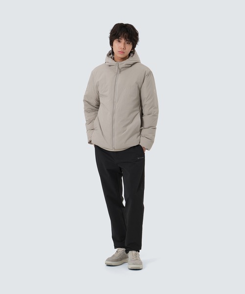 Snow Peak(スノーピーク)の「Snow Peak / Land Hood LW Down Jacket ランドフード LW ダウンジャケット(ダウンジャケット/コート・メンズ・ダークカーキ/ライトグレー/ブラック・M/L/XL/2XL)」の10枚目の写真