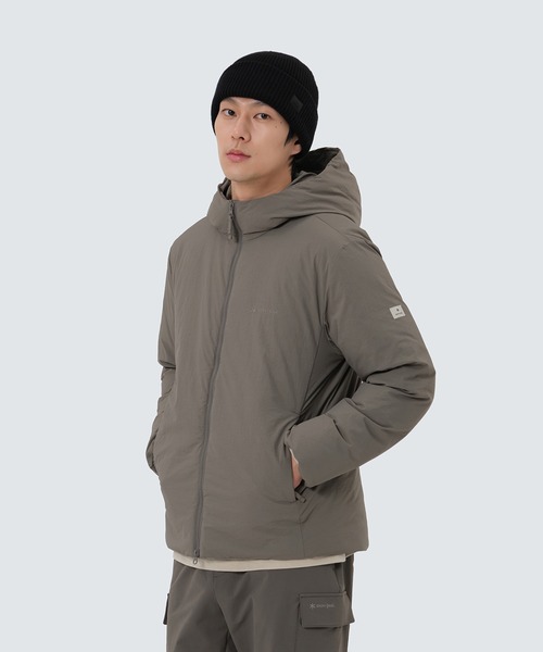 Snow Peak(スノーピーク)の「Snow Peak / Land Hood LW Down Jacket ランドフード LW ダウンジャケット(ダウンジャケット/コート・メンズ・ダークカーキ/ライトグレー/ブラック・M/L/XL/2XL)」の6枚目の写真