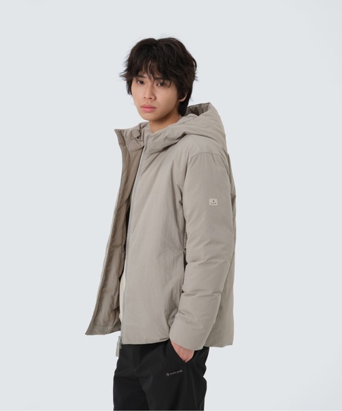 Snow Peak(スノーピーク)の「Snow Peak / Land Hood LW Down Jacket ランドフード LW ダウンジャケット(ダウンジャケット/コート・メンズ・ダークカーキ/ライトグレー/ブラック・M/L/XL/2XL)」の8枚目の写真