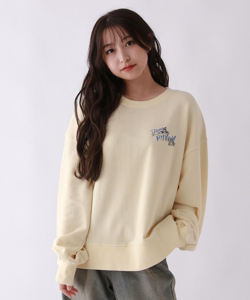 repipi armario(レピピ アルマリオ)の「【新色追加!】AcidWashルーズスウェット(スウェット・キッズ・ピンク/ブラック系その他/ブラック系その他3/アイボリー/ブラック系その他2/グレー系その他/サックスブルー/ホワイト系その他/ピンク系その他・SMALL/MEDIUM/LARGE)」の21枚目の写真