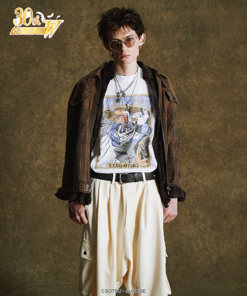 glamb(グラム)の「Gundam Sandrock Custom T-shirt/ガンダムサンドロック改Tシャツ(Tシャツ/カットソー・メンズ・ホワイト・M/L/XL)」の6枚目の写真