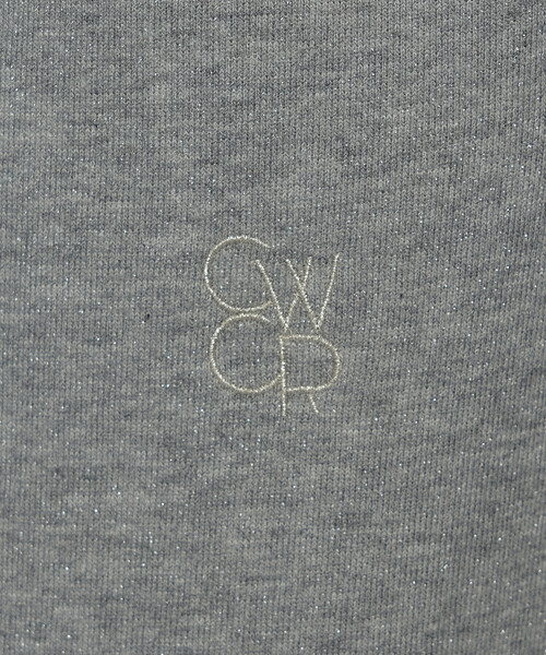 COMME CA Wardrobe（コムサワードローブ）の「裏双糸ラメ裏毛 パンツ（その他パンツ・レディース・チャコール/ライトグレー・FREE）」の9枚目の写真