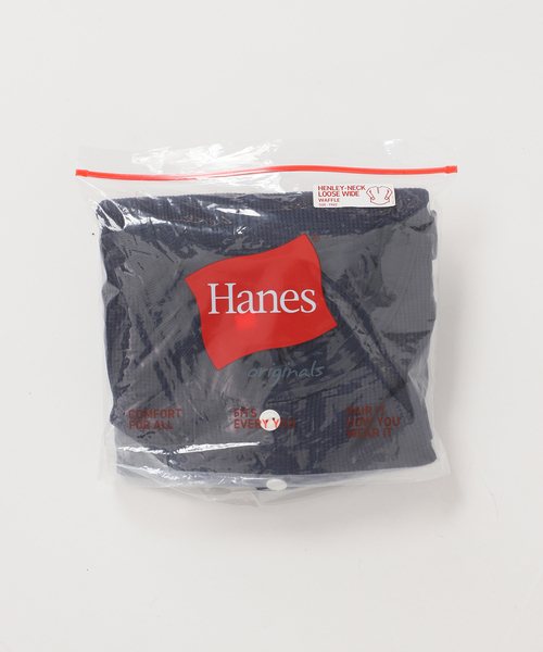 Spick & Span（スピックアンドスパン）の「Hanes / ヘインズ サーマルヘンリーネック（Tシャツ/カットソー・レディース・ホワイト/ネイビー・FREE）」の10枚目の写真