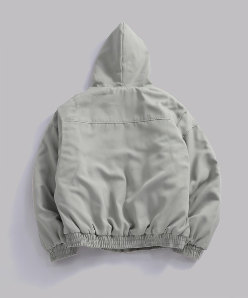 TOBEE（トゥビー）の「【Tobee】フードファージャケット/中綿ブルゾン（ブルゾン・メンズ・アイボリー/ブラック・LARGE/X-LARGE/MEDIUM）」の20枚目の写真