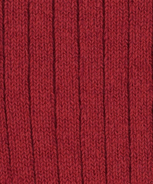 ROTOTO（ロトト）の「＜ROTOTO＞リブクルーソックス（ソックス/靴下・メンズ・ダークブラウン/ダークグリーン/レッド・M）」の4枚目の写真