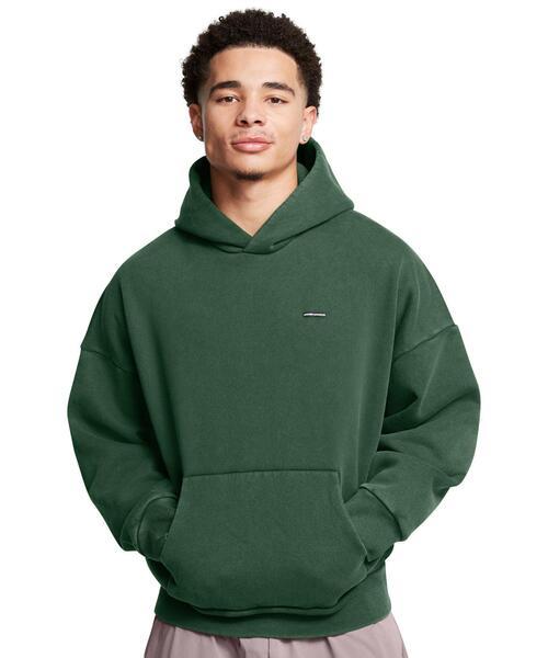 UNDER ARMOUR(アンダーアーマー)の「UAアイコン ヘビーウェイト フリース ウォッシュ オーバーサイズ フーディー(ライフスタイル/メンズ)(スウェット・メンズ・ライム・L/2XL/3XL/M/XL/S)」の1枚目の写真