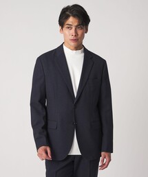 A DAY IN THE LIFE UNITED ARROWS(アデイインザライフユナイテッドアローズ)のウールライク サージ 2ボタンジャケット-セットアップ対応・ウォッシャブル-<A DAY IN THE LIFE>(スーツジャケット)