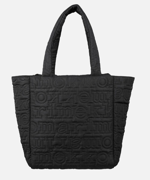 marimekko(マリメッコ)の「Logo /Joy tote bag M(トートバッグ・レディース・ブラック/グリーン・FREE)」の3枚目の写真