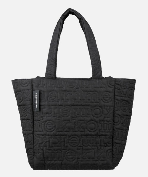 marimekko(マリメッコ)の「Logo /Joy tote bag M(トートバッグ・レディース・ブラック/グリーン・FREE)」の4枚目の写真