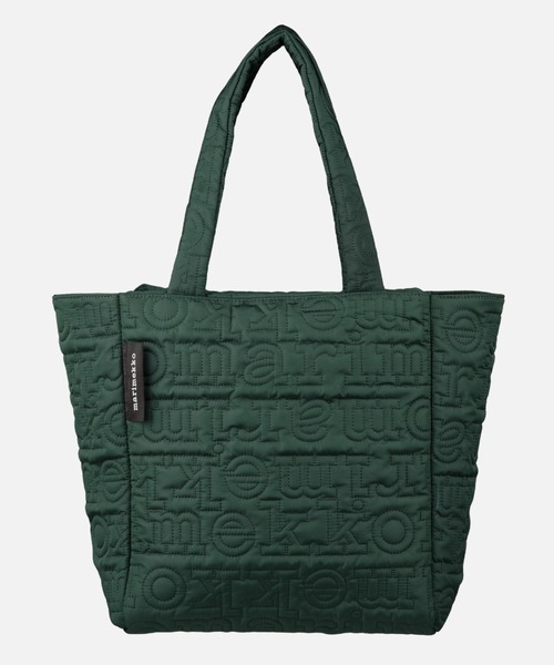 marimekko(マリメッコ)の「Logo /Joy tote bag M(トートバッグ・レディース・ブラック/グリーン・FREE)」の10枚目の写真