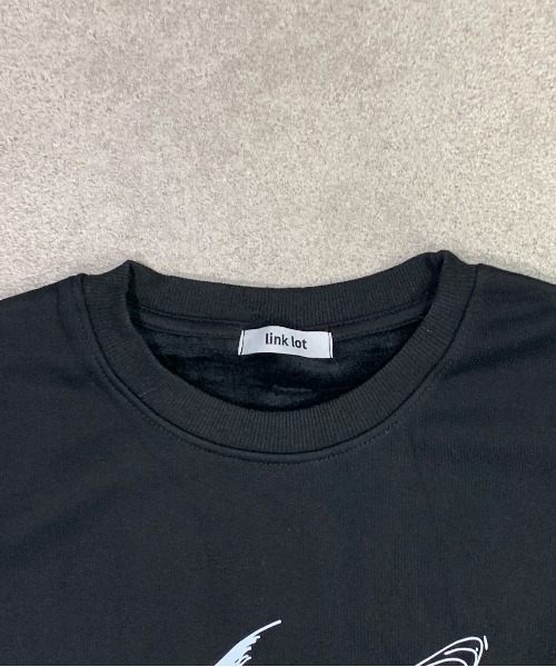 セール】【25年秋冬新作】【裏起毛】ビッグシルエットムーンプリント