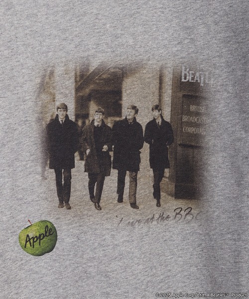 The Beatles（ザビートルズ）の「The Beatles / ビートルズ 裏毛 長袖トレーナー LIVE at the BBC フォトプリント（スウェット・メンズ・ブラック/グレー・M/L/XL）」の11枚目の写真