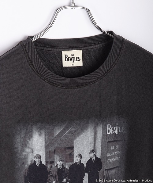 The Beatles（ザビートルズ）の「The Beatles / ビートルズ 裏毛 長袖トレーナー LIVE at the BBC フォトプリント（スウェット・メンズ・ブラック/グレー・M/L/XL）」の13枚目の写真